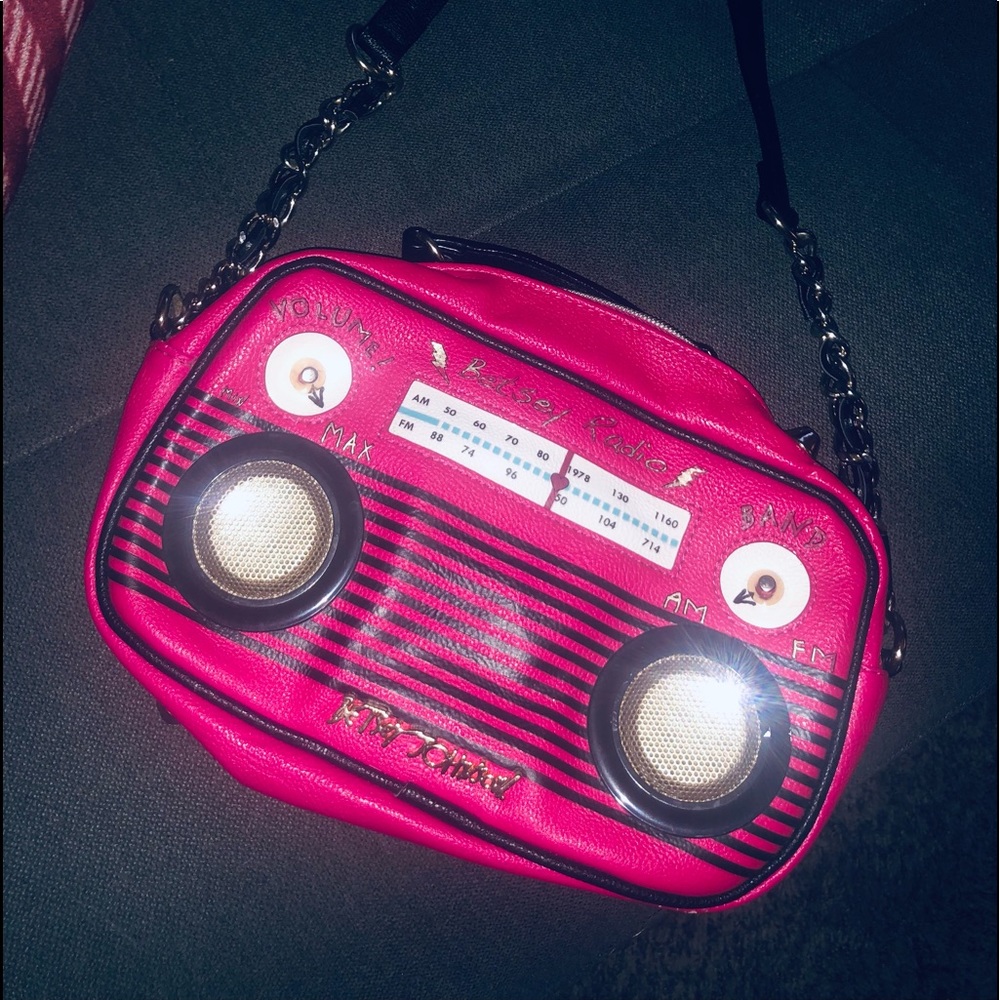 Gently used Betsey Johnson crossbody bag.